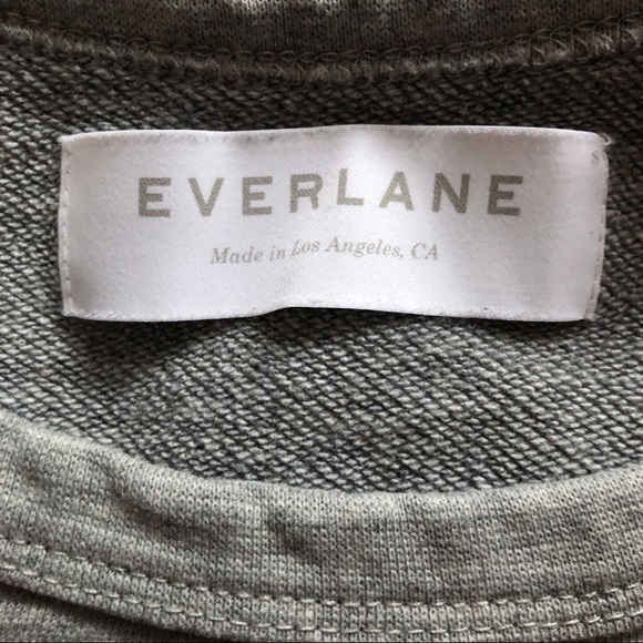 {EVERLANE} The Lightweight French Terry Crew S - Picture 6 of 7